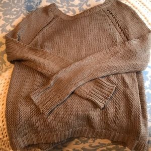 BB Dakota Open Back Brown Sweater